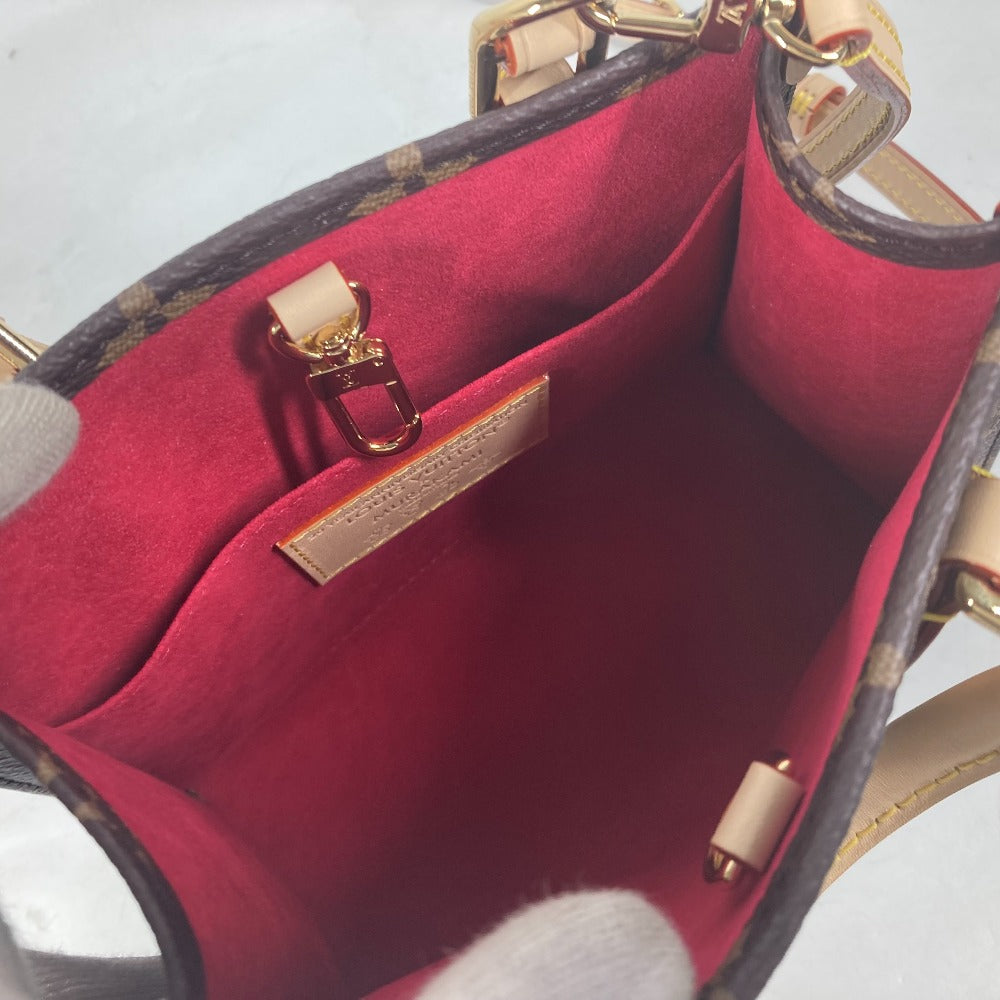 LOUIS VUITTON Handbag M13668 Monogram canvas Brown LVxTM On the Go BB Women Used Authentic