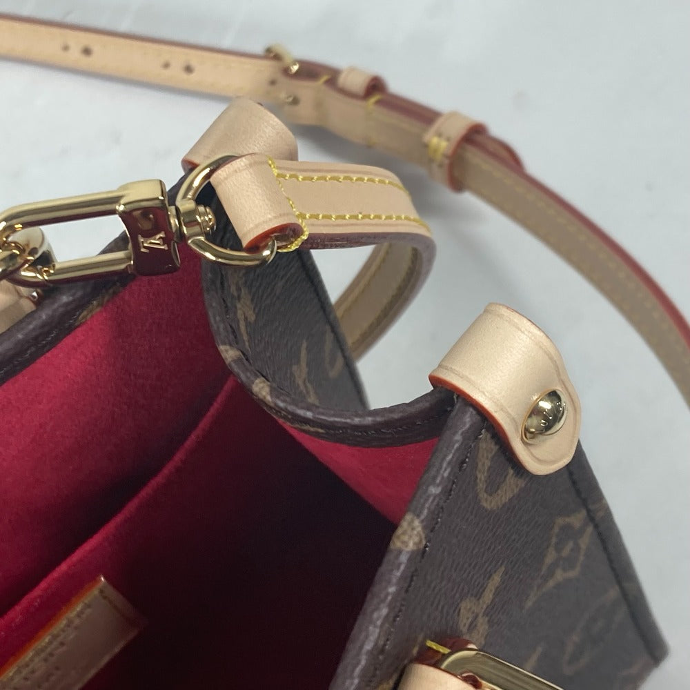 LOUIS VUITTON Handbag M13668 Monogram canvas Brown LVxTM On the Go BB Women Used Authentic