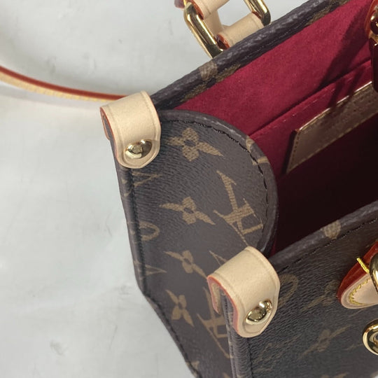 LOUIS VUITTON Handbag M13668 Monogram canvas Brown LVxTM On the Go BB Women Used Authentic