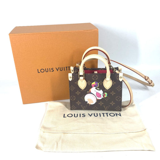LOUIS VUITTON Handbag M13668 Monogram canvas Brown LVxTM On the Go BB Women Used Authentic