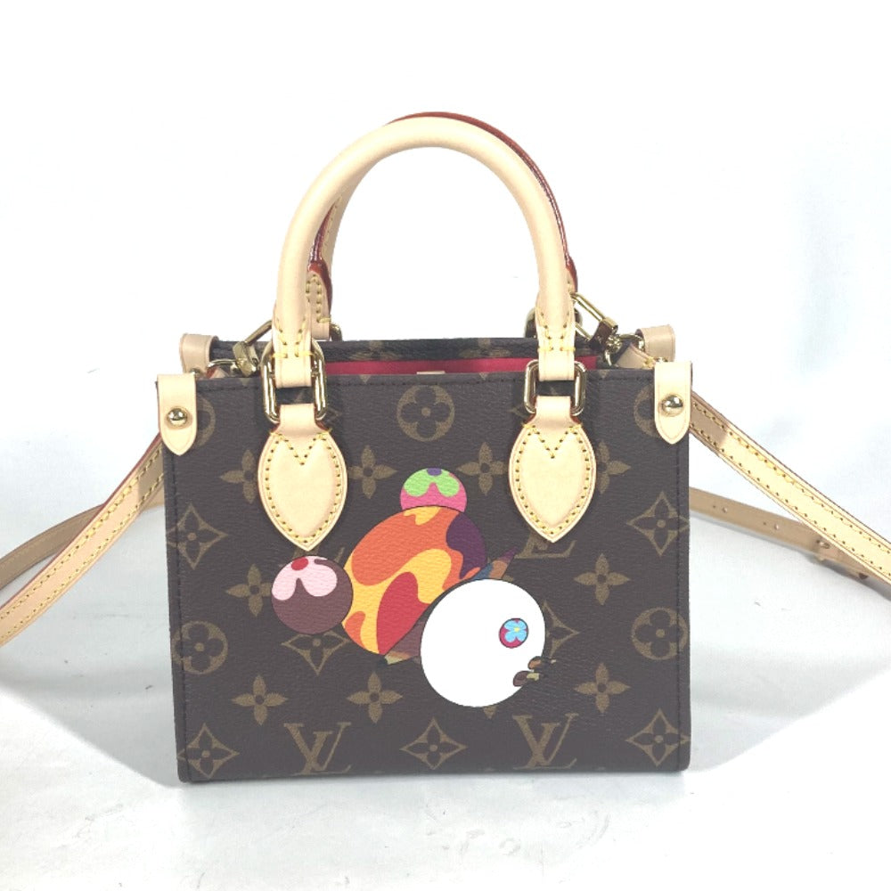 LOUIS VUITTON Handbag M13668 Monogram canvas Brown LVxTM On the Go BB Women Used Authentic