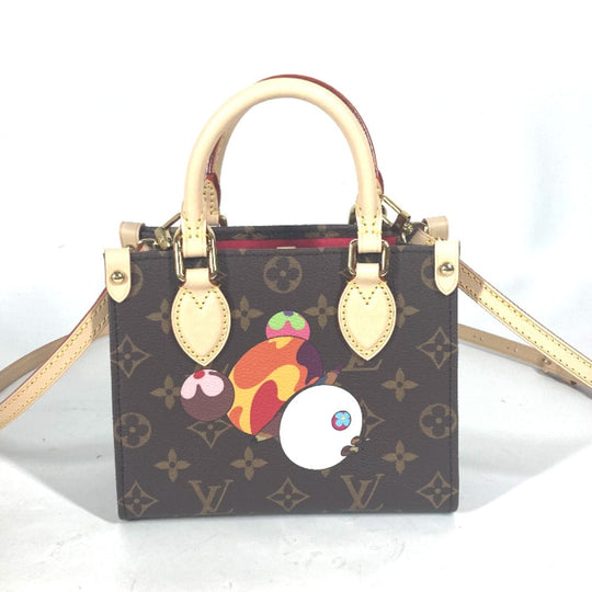 LOUIS VUITTON Handbag M13668 Monogram canvas Brown LVxTM On the Go BB Women Used Authentic