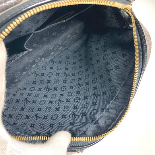 LOUIS VUITTON Handbag M95239 Leather / suede gray Monogram Cruise Line Stamp bag PM