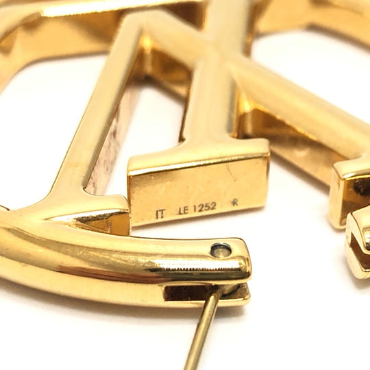 LOUIS VUITTON Pierce M64288 metal gold Boucle de Reuille Loop Louise