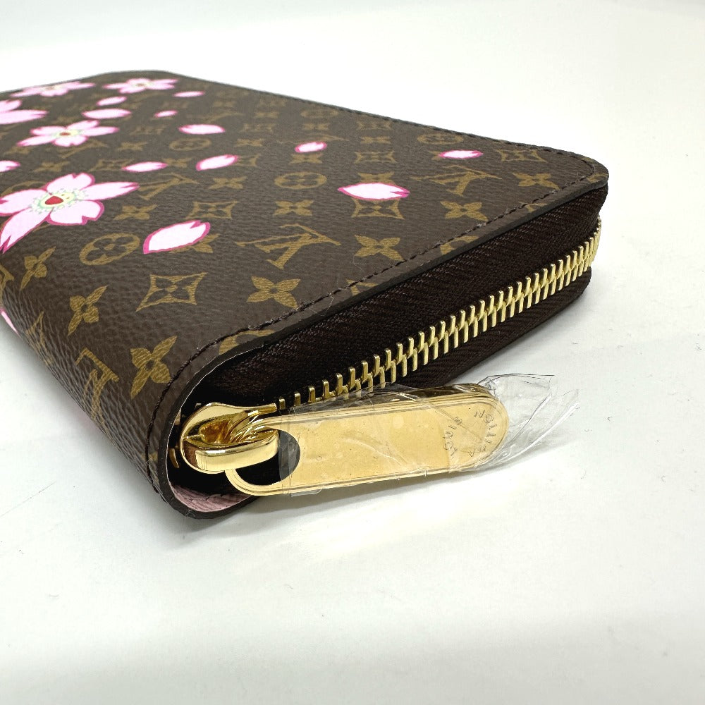 LOUIS VUITTON Long Wallet Purse M13433 Monogram canvas Brown Takashi Murakami LV × TM Zippy Wallet
