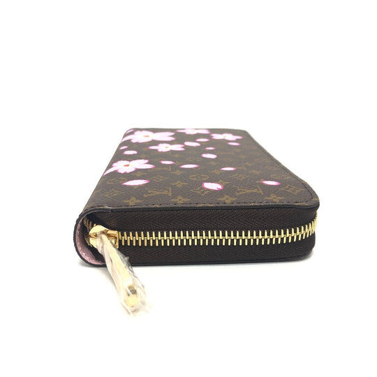 LOUIS VUITTON Long Wallet Purse M13433 Monogram canvas Brown Takashi Murakami monogram LV �~ TM Zippy Wallet Women Used Authentic