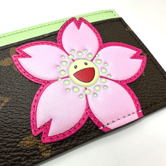 LOUIS VUITTON Card Case M13429 Monogram canvas multicolor Takashi Murakami LVxTM Card Case Porto Carte Simple
