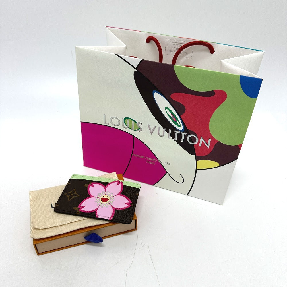 LOUIS VUITTON Card Case M13429 Monogram canvas multicolor Takashi Murakami LVxTM Card Case Porto Carte Simple