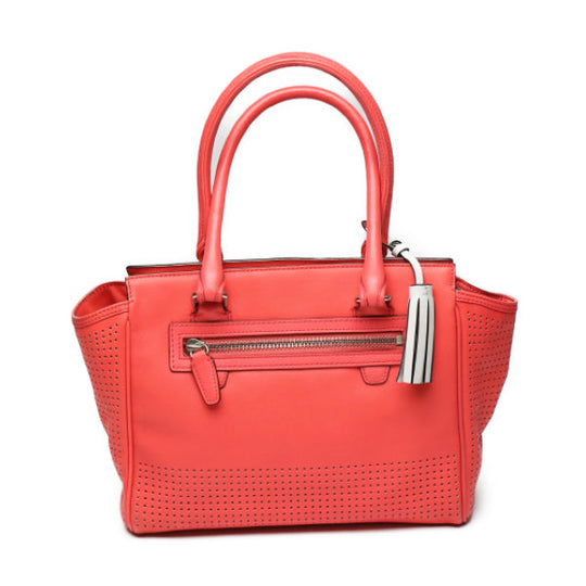 COACH Handbag F22388 Calfskin salmon pink Tote Bag Calfskin Women Used Authentic