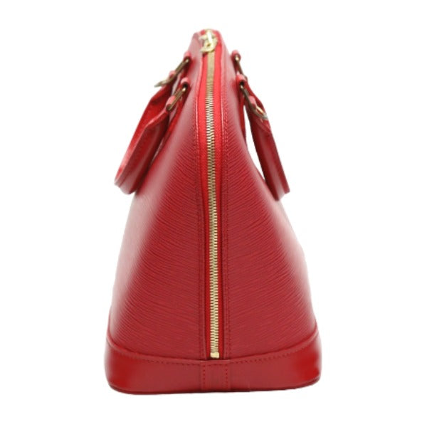 LOUIS VUITTON Handbag M52147 Epi Leather Castilian red Handbag Epi Alma Women Used Authentic