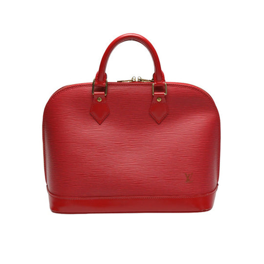 LOUIS VUITTON Handbag M52147 Epi Leather Castilian red Handbag Epi Alma Women Used Authentic