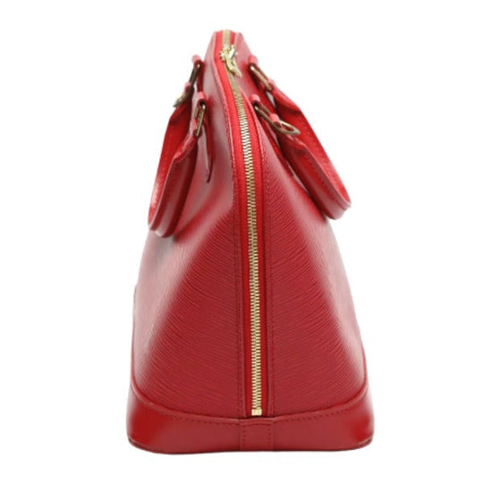 LOUIS VUITTON Handbag M52147 Epi Leather Castilian red Handbag Epi Alma Women Used Authentic