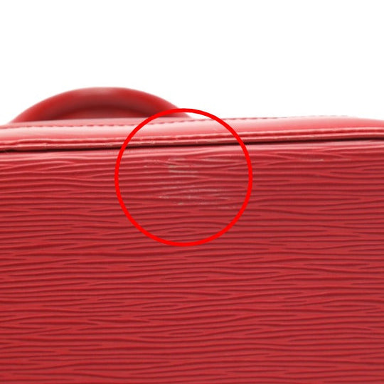 LOUIS VUITTON Handbag M52147 Epi Leather Castilian red Handbag Epi Alma Women Used Authentic