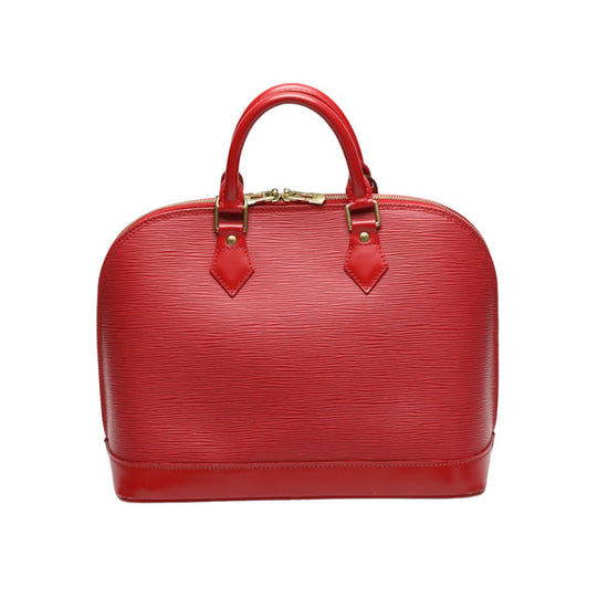 LOUIS VUITTON Handbag M52147 Epi Leather Castilian red Handbag Epi Alma Women Used Authentic