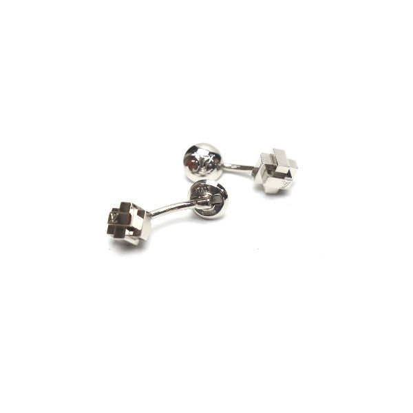 LOUIS VUITTON cuffs steel Silver cuffs mens Used Authentic