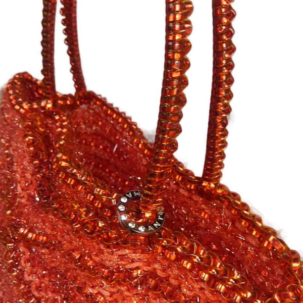 ANTEPRIMA Handbag PVC Orange Wire bag Mini bag ANTEPRIMA Women Used Authentic