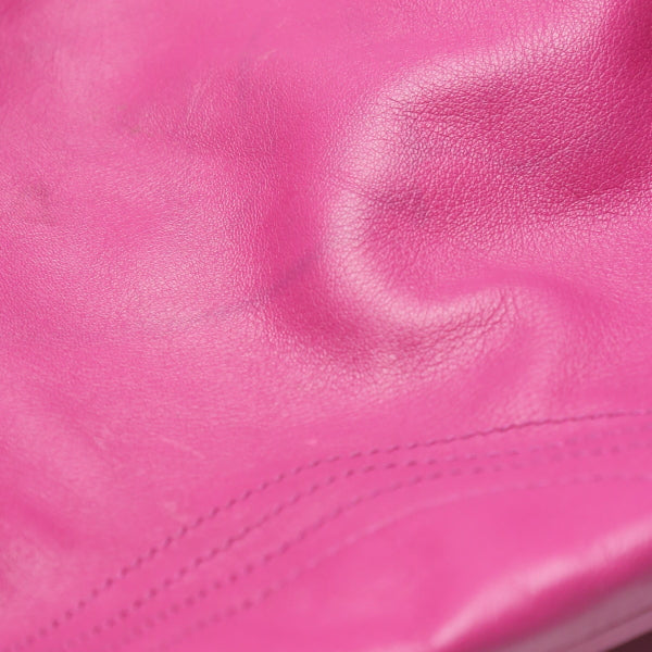 LOEWE Handbag leather pink Tote bag leather Nappa Aire Women Used Authentic