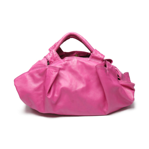 LOEWE Handbag leather pink Tote bag leather Nappa Aire Women Used Authentic