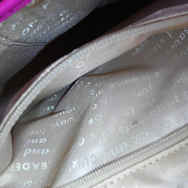 Kate Spade Tote Bag leather Brown x pink Handbag Women Used Authentic