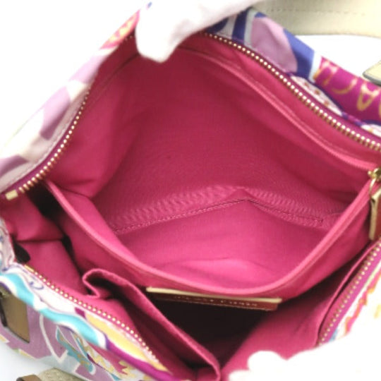 COACH Shoulder Bag F19454 leather multicolor Signature Canvas leather multicolor Women Used Authentic