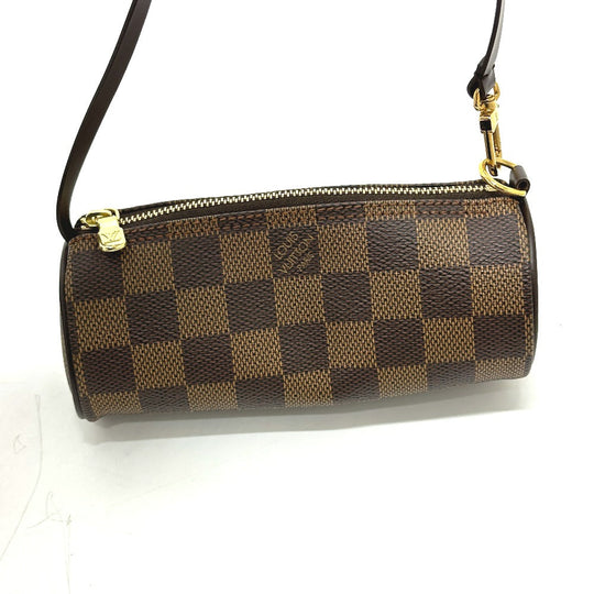 LOUIS VUITTON Handbag Ｎ51303 Damier canvas Brown Papillon 30 Cylinder type