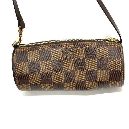 LOUIS VUITTON Handbag Ｎ51303 Damier canvas Brown Papillon 30 Cylinder type