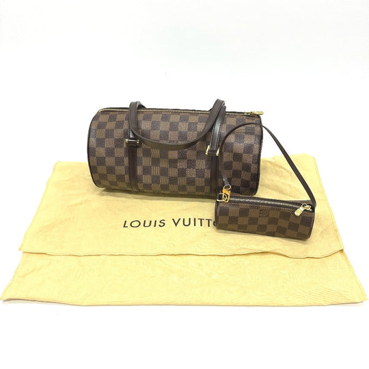 LOUIS VUITTON Handbag Ｎ51303 Damier canvas Brown Papillon 30 Cylinder type