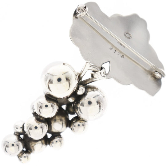 Georg Jensen Brooch Silver925 Silver Moonlight grape Women(Unisex) Used Authentic