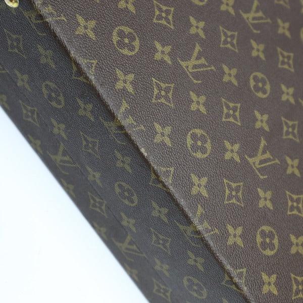 LOUIS VUITTON trunk M53012 Monogram canvas Brown Attache case Monogram President mens Used Authentic