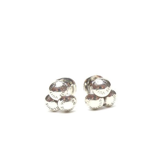 LOUIS VUITTON cuffs M30566 Silver925 Silver Boutong de Manchette cuffs Motif Bouquet Crew mens Used Authentic