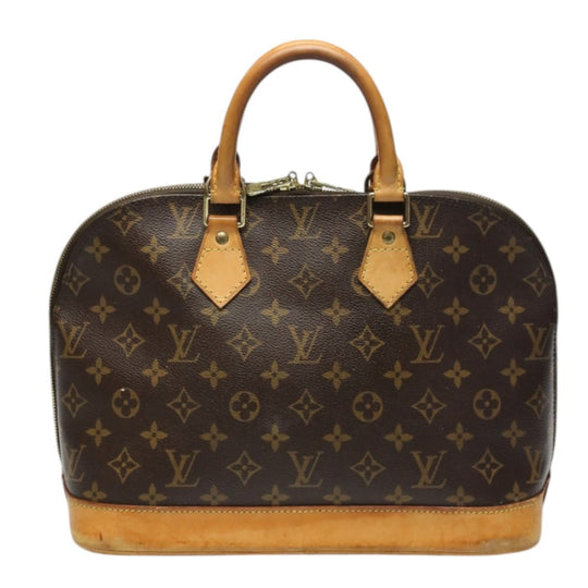 LOUIS VUITTON Handbag M51130 Monogram canvas Brown Handbag Monogram Discontinued Alma Women Used Authentic