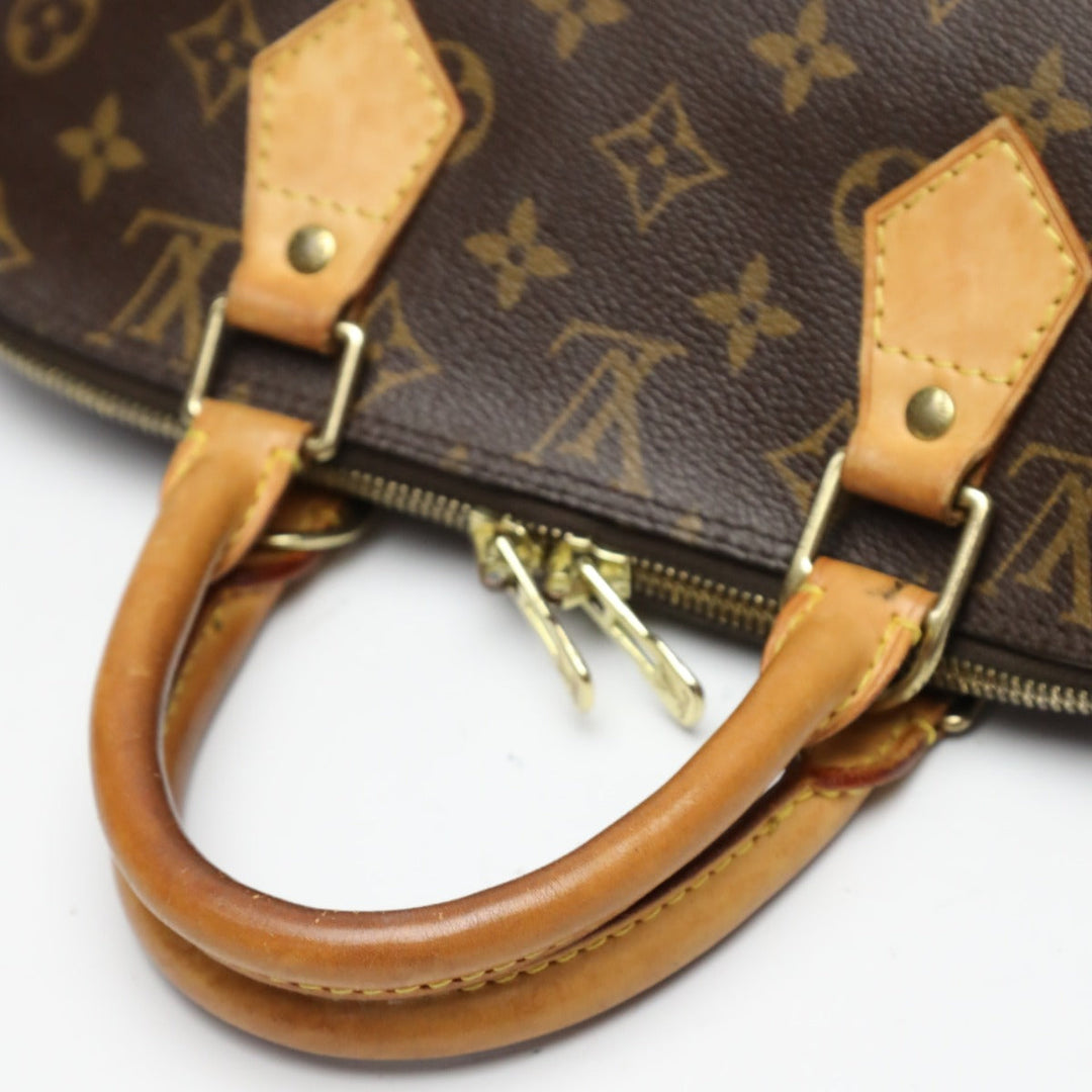LOUIS VUITTON Handbag M51130 Monogram canvas Brown Handbag Monogram Discontinued Alma Women Used Authentic