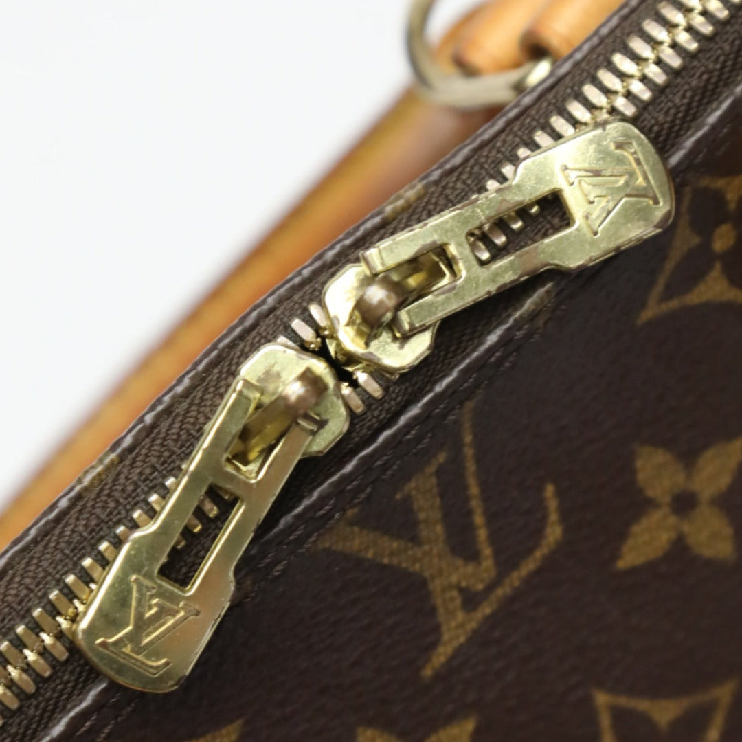 LOUIS VUITTON Handbag M51130 Monogram canvas Brown Handbag Monogram Discontinued Alma Women Used Authentic