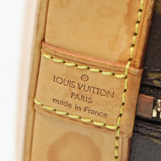 LOUIS VUITTON Handbag M51130 Monogram canvas Brown Handbag Monogram Discontinued Alma Women Used Authentic