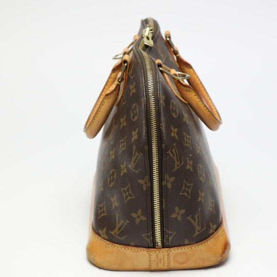 LOUIS VUITTON Handbag M51130 Monogram canvas Brown Handbag Monogram Discontinued Alma Women Used Authentic