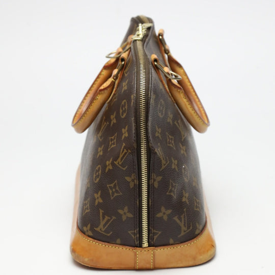 LOUIS VUITTON Handbag M51130 Monogram canvas Brown Handbag Monogram Discontinued Alma Women Used Authentic