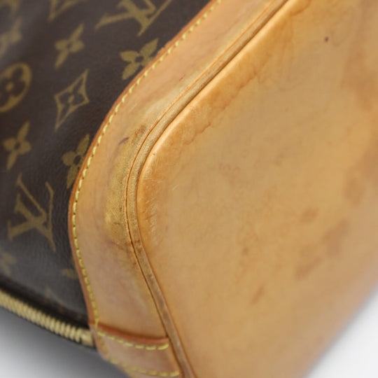 LOUIS VUITTON Handbag M51130 Monogram canvas Brown Handbag Monogram Discontinued Alma Women Used Authentic