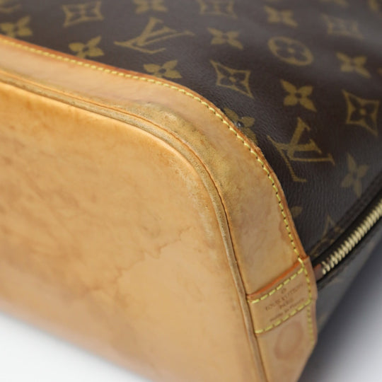 LOUIS VUITTON Handbag M51130 Monogram canvas Brown Handbag Monogram Discontinued Alma Women Used Authentic