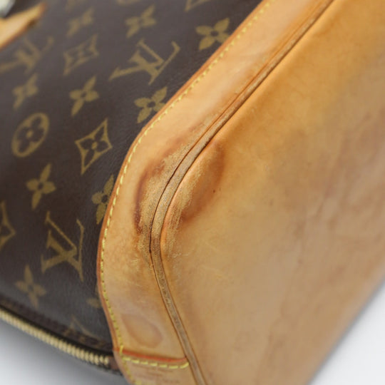LOUIS VUITTON Handbag M51130 Monogram canvas Brown Handbag Monogram Discontinued Alma Women Used Authentic