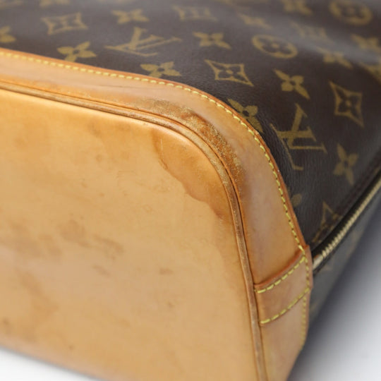 LOUIS VUITTON Handbag M51130 Monogram canvas Brown Handbag Monogram Discontinued Alma Women Used Authentic