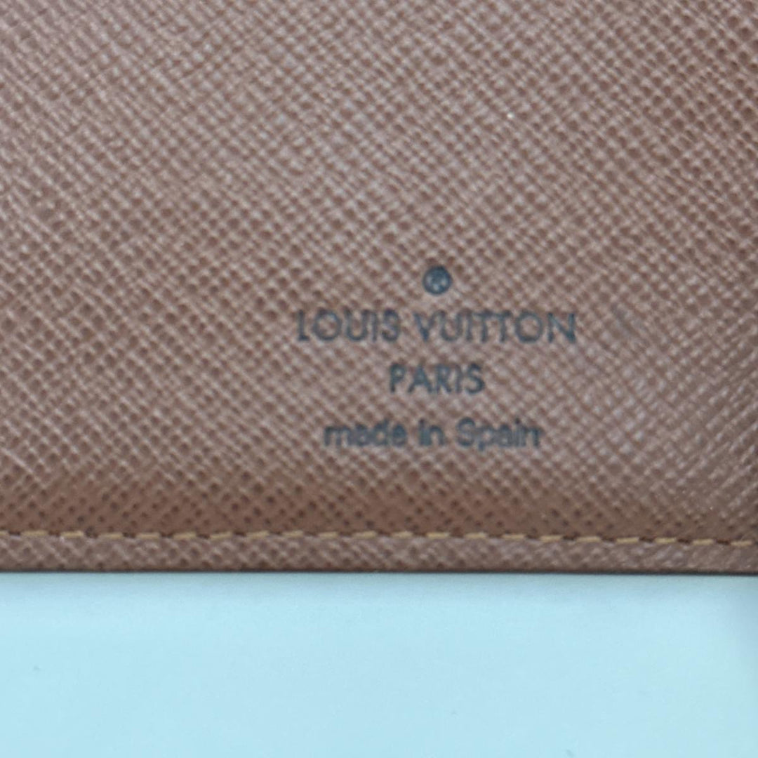 LOUIS VUITTON Bifold Wallet M61675 Monogram canvas Brown Wallet Monogram Portefeuille�EMarco unisex(Unisex) Used Authentic