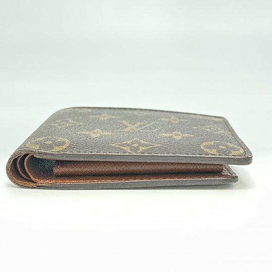 LOUIS VUITTON Bifold Wallet M61675 Monogram canvas Brown Wallet Monogram Portefeuille�EMarco unisex(Unisex) Used Authentic