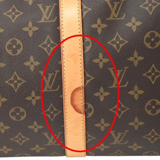 LOUIS VUITTON Boston Duffel bag M41426 Monogram canvas Brown Travel bag Monogram Discontinued Keepall 50 unisex(Unisex) Used Authentic