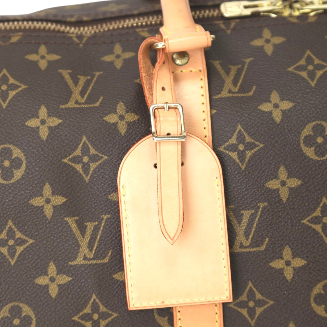 LOUIS VUITTON Boston Duffel bag M41416 Monogram canvas Brown Travel bag Monogram Keepall �Ebandouliere 50 Women(Unisex) Used Authentic