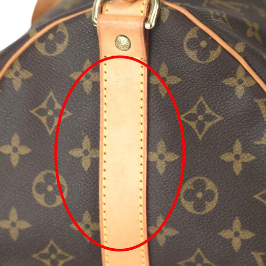 LOUIS VUITTON Boston Duffel bag M41416 Monogram canvas Brown Travel bag Monogram Keepall �Ebandouliere 50 Women(Unisex) Used Authentic