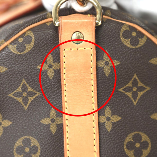 LOUIS VUITTON Boston Duffel bag M41416 Monogram canvas Brown Travel bag Monogram Keepall �Ebandouliere 50 Women(Unisex) Used Authentic