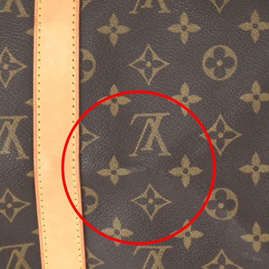 LOUIS VUITTON Boston Duffel bag M41416 Monogram canvas Brown Travel bag Monogram Keepall �Ebandouliere 50 Women(Unisex) Used Authentic