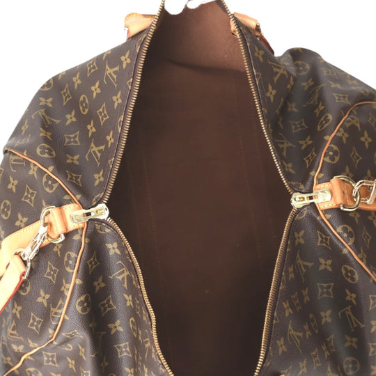 LOUIS VUITTON Boston Duffel bag M41416 Monogram canvas Brown Travel bag Monogram Keepall �Ebandouliere 50 Women(Unisex) Used Authentic