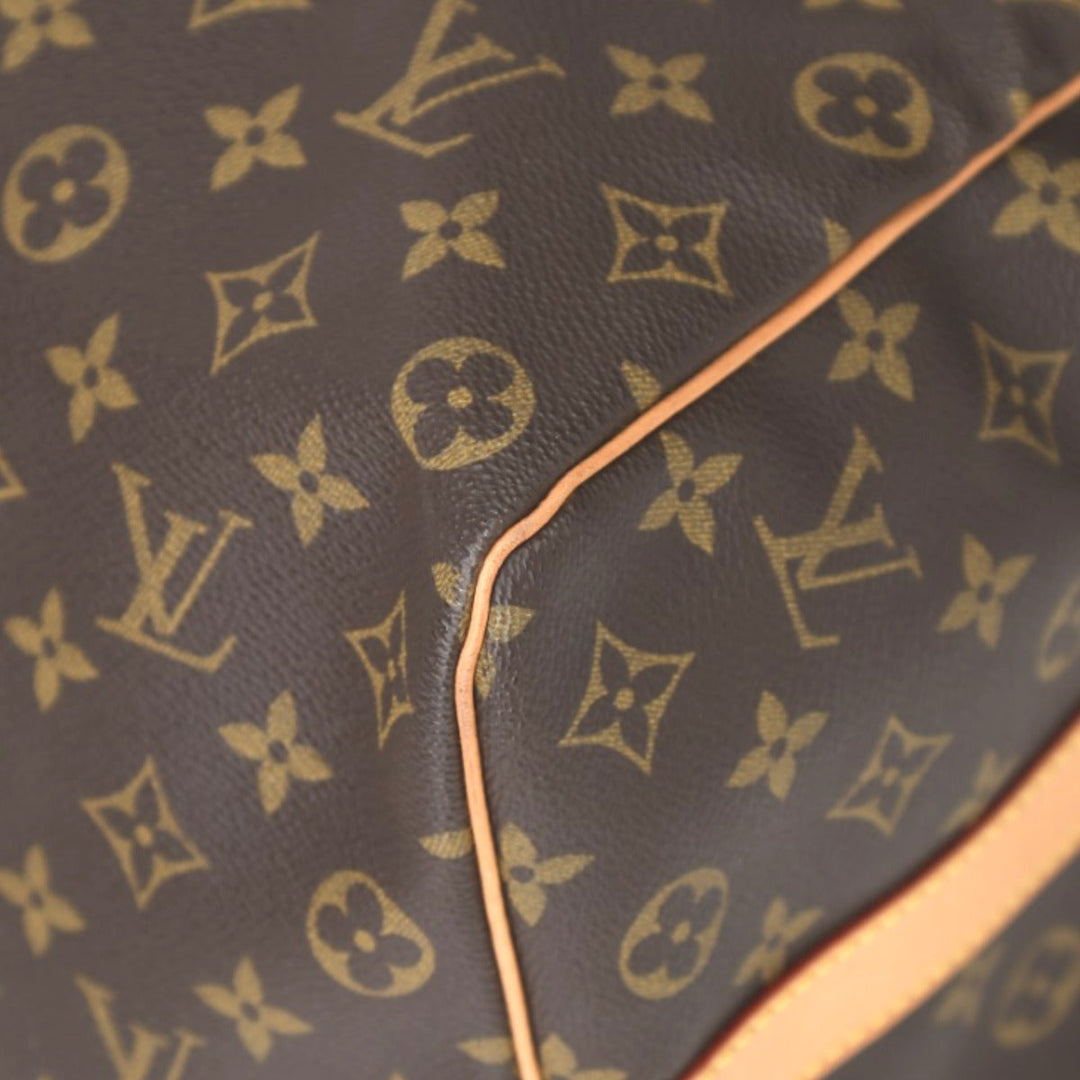 LOUIS VUITTON Boston Duffel bag M41416 Monogram canvas Brown Travel bag Monogram Keepall �Ebandouliere 50 Women(Unisex) Used Authentic
