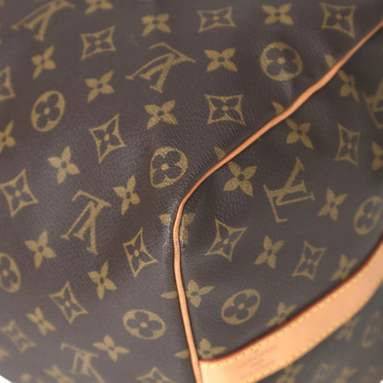 LOUIS VUITTON Boston Duffel bag M41416 Monogram canvas Brown Travel bag Monogram Keepall �Ebandouliere 50 Women(Unisex) Used Authentic